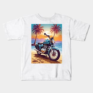 vintage motorcycle Kids T-Shirt